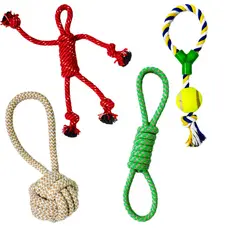 Brinquedo Mordedor De Cachorro Médio Grande Porte Corda Super Resistente Brinquedo Pet