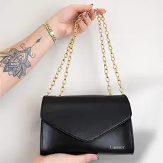 Bolsa Feminina Pequena - Alça Corrente Elegante.