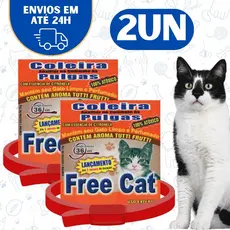 2Un Coleira Antipulgas Gato Cachorro Pet - Free Dog, Cat e Filhotes