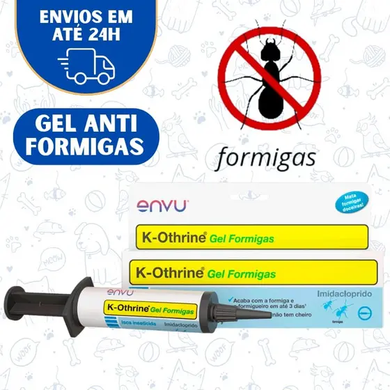 Gel de Formiga k-othrine seringa 10g