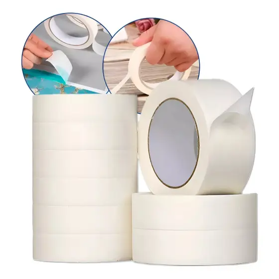 Kit com 10 Rolos de fita Crepe Bege 45x40 Direto da Fabrica
