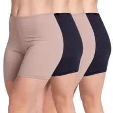 Kit 4 ou 2 Short Feminino Anagua Segunda Pele Segura Barriga Não Marca Indicado Roupa Roupas Adulto
