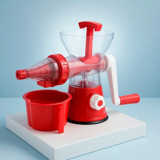 Moedor Manual Espremedor Extrator Frutas Legumes Suco com Jarra Manual