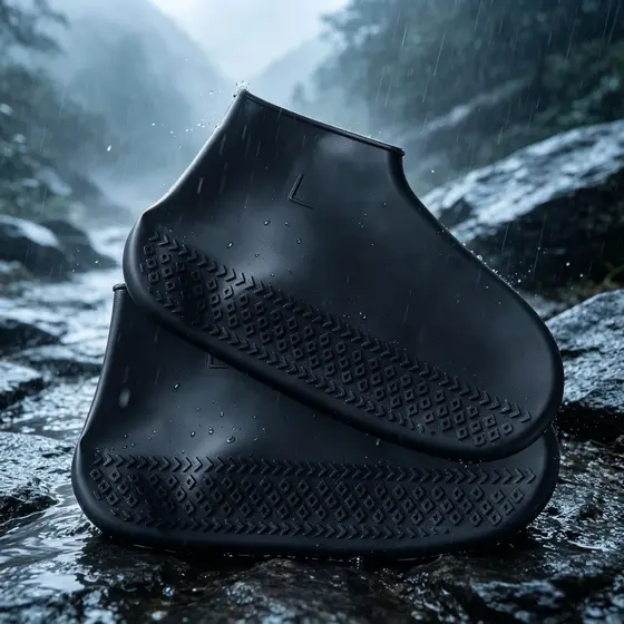Capa De Sapato, Capa De Tênis Protetora Chuva Lama Silicone Impermeável Antiderrapante Sapato