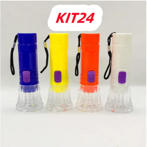 KIT24 Mini Lanterna( Inclusa)  Brinquedos Infantis Lanterninha  Lanterna Pequena