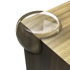 Kit 12 Protetor Quina De Mesa Em Silicone Com Adesivo Para Móveis Quarto Cozinha Promoção