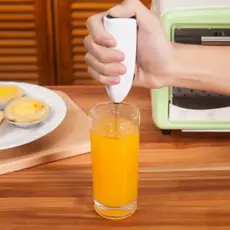 Mini Mixer Batedor De Bebidas Café Leite Ovos Clara Portátil Elétrico Inox Misturador Promoção