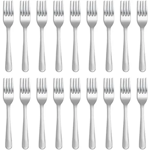 Kit 30 Garfo De Mesa Jogo Talheres Inox