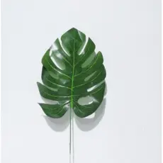 Kit 3 Folha Artificial Planta Materiais De Alta Qualida Reutilizável Casa Decoração