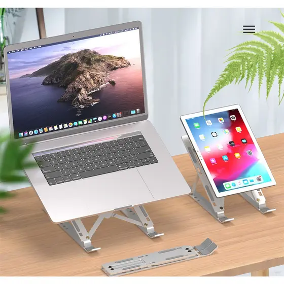 Suporte Apoio De Notebook Laptop Compacto Articulado Home Office Suporte De Mesa