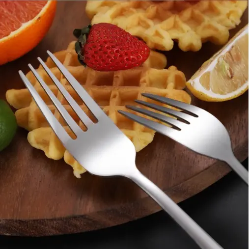 Kit 24 Garfo para sobremesas Aço Inox de alta qualidade Reutilizável Faqueiro Promoção