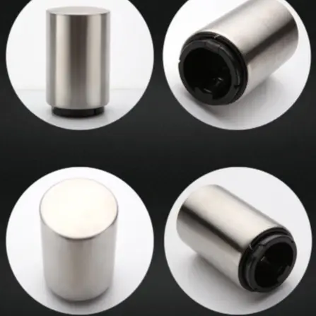 Abridor De Garrafas Magnético Automático Desing Em Inox, Abridor De Garrafa