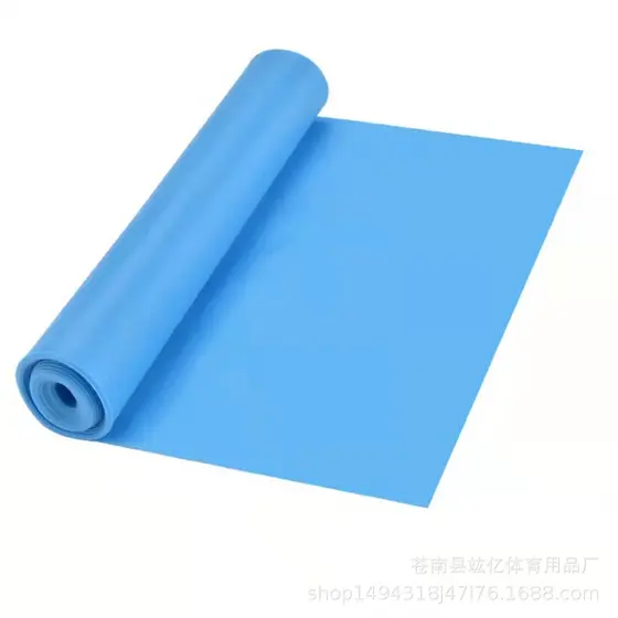 Faixa Elástica De Resistência Com 1,5m Para Loga Pilates Fitness