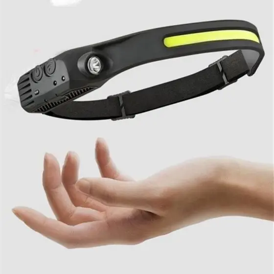 Faróis Recarregáveis LED Sensores De Movimento Do Corpo Lanterna Com acampamento USB