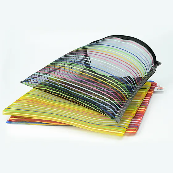 Estojo Multiuso Bolsinha Nylon Colorido Necessaire Promoção