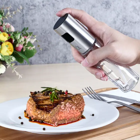 Spray Pulverizador Vidro Borrifador Azeite Vinagreessenciais De Cozinha Promoções