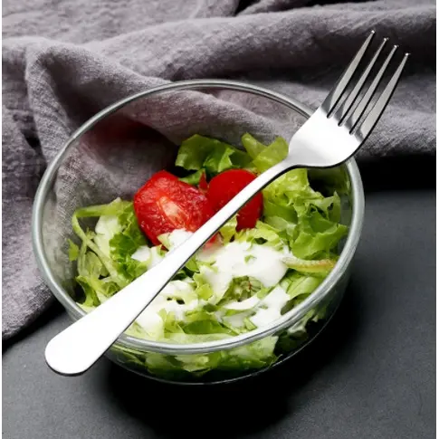 Kit 12 Garfo Aço Inoxidável Para Frutas Prata Chá Da Tarde Restaurante Faqueiro Promoção