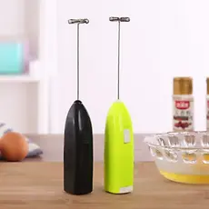 Mini Mixer Batedor De Bebidas Café Leite Ovos Clara Portátil Elétrico Inox Misturador Promoção