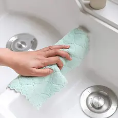 3 Peças Pano De Limpeza Alta Qualidade Pano Super Absorvente Microfibra Para Toalha De Limpeza Limpar De Cozinha