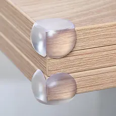 4 Unidades Protetor De Quina Silicone Mesa Segurança Para Crianças E Bebes Proteção