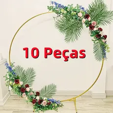 Kit 10 Plantas Folha Artificial Floral Folhagem P/ Decoração Casamento, Arranjos, Decorar Festas