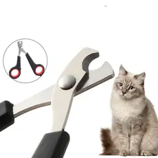 Escova Coçador Pet Tesoura De Unhas Pode Depilar e Massagear Gatos