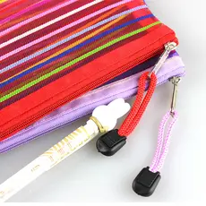 Estojo Multiuso Bolsinha Nylon Colorido Necessaire Promoção