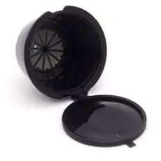 2/3/4 Pcs CáPsula Café ReutilizáVel TrêS CoraçõEs/Dolce Gusto Preto PromoçãO