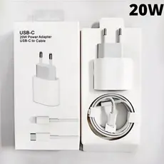 Carregador iPhone Original Turbo 20w + Cabo Usb-c Lightning iPhone 8 9 11 12 13 14 Pro Xr Xs