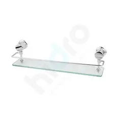 Porta Shampoo Grade Com Vidro(6mm) Reto 40x10 Luxo Para Banheiro