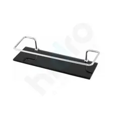 Porta Shampoo Com Vidro(6mm) Fumê Reto Para Banheiro
