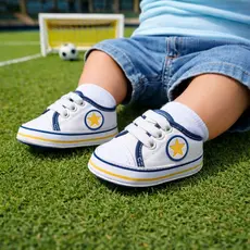 Sapatinho de bebê Menino e menina Edição Ilimitada copa BRASIL FUTEBOL