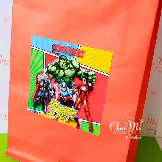 Adesivos Personalizados para Sacolinhas | Festa Infantil, Aniversário, Lembrancinha | Qualquer Tema