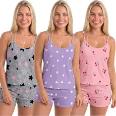 Kit 3 Conjuntos Baby Doll Short Doll Sem Bojo Original Estampas