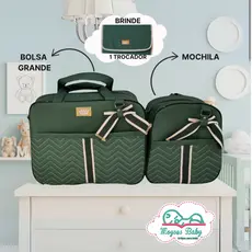 Kit Bolsa Maternidade 2 Peças Laço + Mimo Moyses Baby