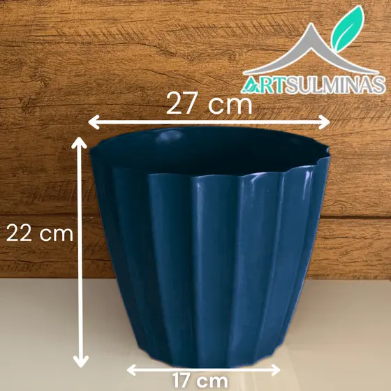 Vaso cachepô N5 de plantas para flores artificial natural decorativo ideal para mesa sala casa