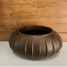 Vaso Bacia Oval Hanazaki Flores Pequeno Decoração Luxo Centro De Mesa plantas naturais e artificiais