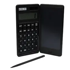 Calculadora Dobrável 10 Dígitos Com Tablet De Escrita Em Lcd