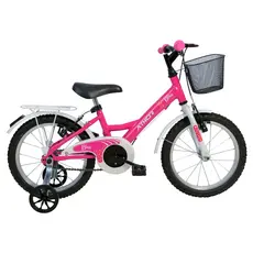 Bicicleta Bliss Athor Bikes Infantil Baby Aro 16 com Rodinhas com Cesto e Garupa