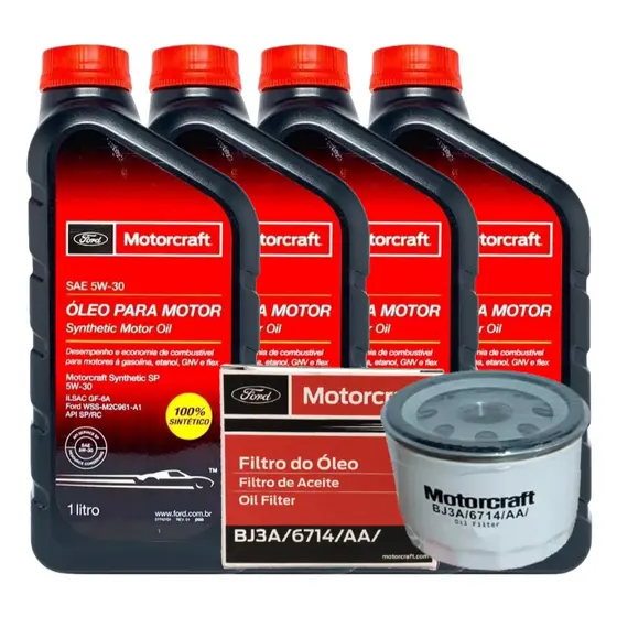 Kit Óleo E Filtro Motorcraft - Original Ford Ka Fiesta Focus