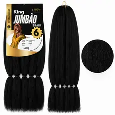 Cabelo Jumbo Estilo Entrelace Para Tranças 130cm 400 Gramas
