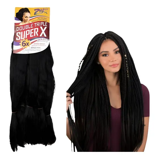 Jumbo Jumbão  Super X Cabelo Orgânico Com 126cm Em Cores Variadas