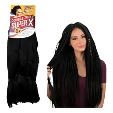 Jumbo Jumbão  Super X Cabelo Orgânico Com 126cm Em Cores Variadas