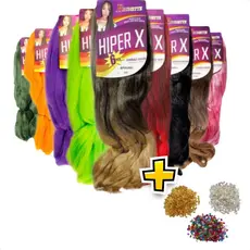 Cabelo Jumbo Jumbão Box braid | HiperX, SuperX, King Jumbão e african 400gramas + Anéis