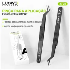 Pinça Luowei Is-20 Para Aplicação De Estanho Em Chipset