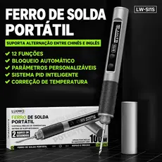 Ferro de Solda Inteligente Portátil Luowei LW-SI1S 210W