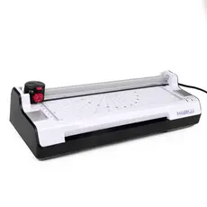 Plastificadora Laminadora Refiladora 3 em 1 A4 A5 A6 220v Quente Frio Corta Cantos Plastificar Documento