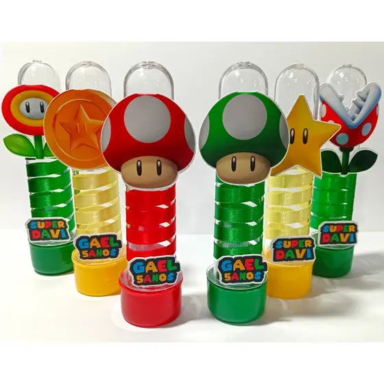 Tubete Personalizado Mario Modelos.