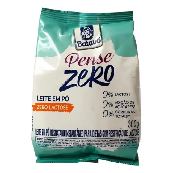 Leite em Pó Batavo Pense Desnatado Zero Lactose 300G