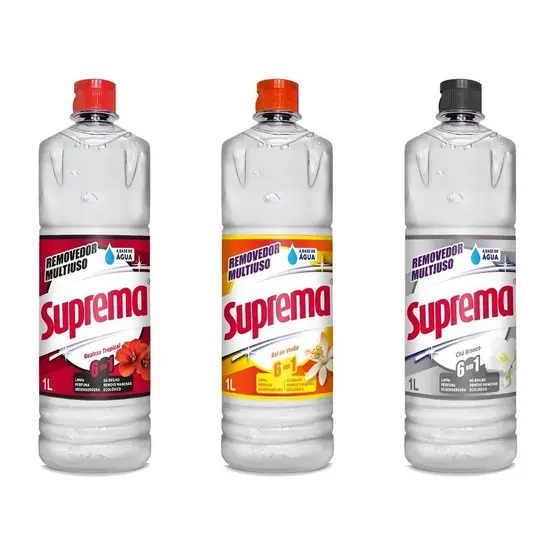 Kit Removedor Perfumado Suprema Fragrâncias 1 Litro - 03 Unidades